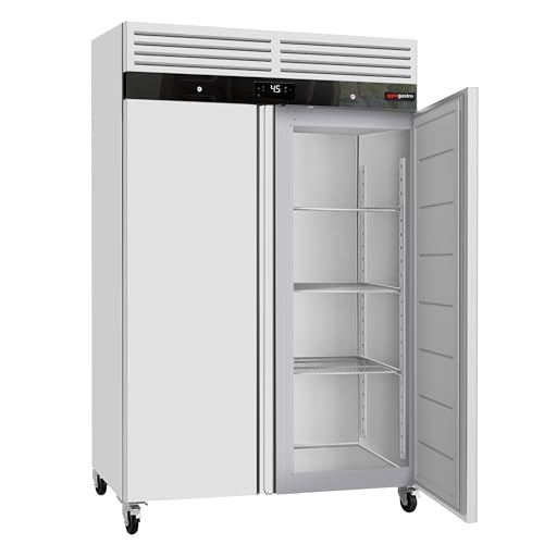 GGM Gastro | TSH1200 | Tiefkühlschrank Edelstahl ECO - 1200 Liter - mit 2 Türen - Innentür aus Kunststoff GGM Gastro | TSH1200 | Tiefkühlschrank Edelstahl ECO - 1200 Liter - mit 2 Türen - Innentür aus Kunststoff von GGM Gastro