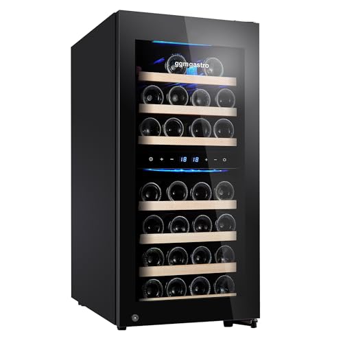 GGM Gastro | WKM100S-2N | Weinkühlschrank - 2 Klimazonen - 100 Liter - max. 33 Flaschen GGM Gastro | WKM100S-2N | Weinkühlschrank - 2 Klimazonen - 100 Liter - max. 33 Flaschen von GGM Gastro