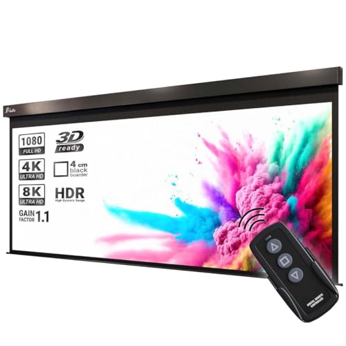 Pantera | Motor-Leinwand | 108 Zoll | 240 x 135 cm | 16:9 | Elektrisch | 4K/8K Ultra HDR 3D | Elektrische Beamer Leinwand | Projektions-Bildschirm | Projektor Leinwand | Knitterfest Pantera | Motor-Leinwand | 108 Zoll | 240 x 135 cm | 16:9 | Elektrisch | 4K/8K Ultra HDR 3D | Elektrische Beamer Leinwand | Projektions-Bildschirm | Projektor Leinwand | Knitterfest von GGMMÖBEL