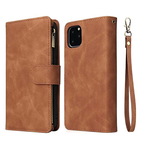 GGOIl Multi Card Slots Hülle für iPhone 13 12 11 Pro Max Wallet Case Reißverschluss Flip Lederhülle für iPhone 6 6S 7 8 Plus X XS Max XR,braun,für iPhone 8 GGOIl Multi Card Slots Hülle für iPhone 13 12 11 Pro Max Wallet Case Reißverschluss Flip Lederhülle für iPhone 6 6S 7 8 Plus X XS Max XR,braun,für iPhone 8 von GGOIl