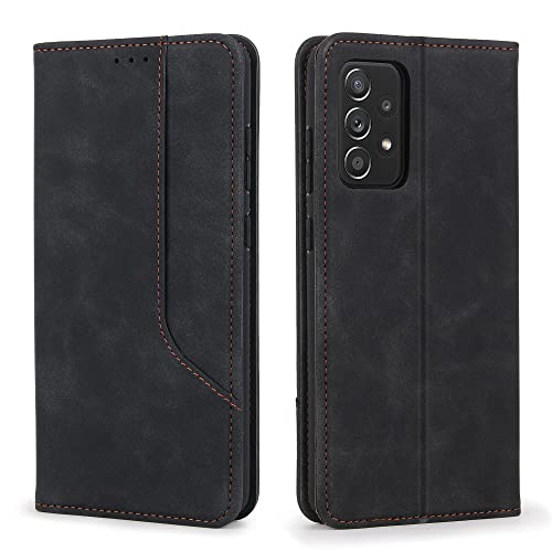 Handyhülle Für Samsung Galaxy A72 4G 5G A725 6.5 A 72 Auf Flip Cover Tasche Case Book Style Leder Brieftasche Magnetkartenhalter,Schwarz,Für Galaxy A72 4G Handyhülle Für Samsung Galaxy A72 4G 5G A725 6.5 A 72 Auf Flip Cover Tasche Case Book Style Leder Brieftasche Magnetkartenhalter,Schwarz,Für Galaxy A72 4G von GGOIl