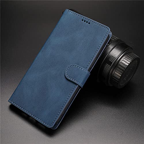 Leder Geldbörse A72 A52 A32 Hülle Für Samsung Galaxy F62 A22 A02 A12 A51 A71 A21 A41 A31 A11 A01 A50 A70 S A40 A20 E A10 M30 Hülle,Blau,Für A11 M11 EU von GGOIl