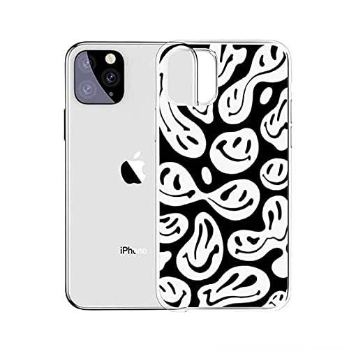 Melting Smiley Face Handyhülle für Samsung Galaxy A21S A71 S8 S9 S10 Plus lite S20 Note 20 Ultra Transparente Hülle,A6,für Galaxy S9 von GGOIl