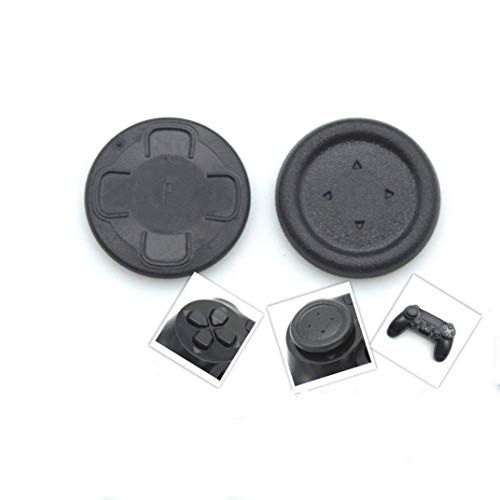 Button Round D-Pad Cross Button Direction Key Cover Cap for PS4 Controller (Black) von GGZone