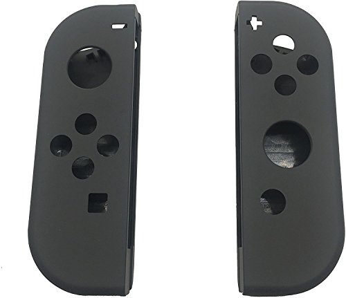 Ersatz Hart Gehäuse Hülle Hüllenabdeckung Kasten Hard Housing Shell Case Cover Faceplate für Nintendo Switch NS Controller Joy-Con Color Schwarz von GGZone