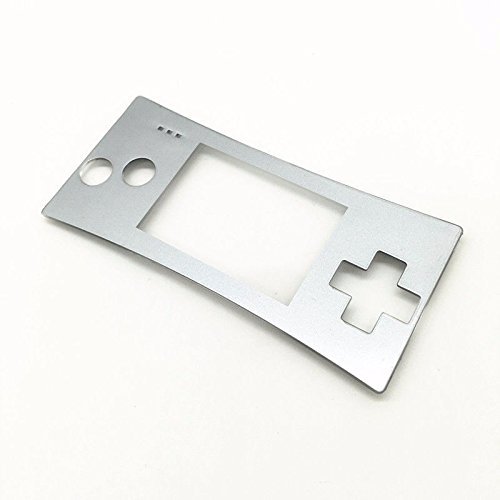 Ersatz Silber Front Shell Faceplate Case Cover Reparieren Vorderschale Hülle Kasten for for Nintendo Gameboy Micro GBM von GGZone