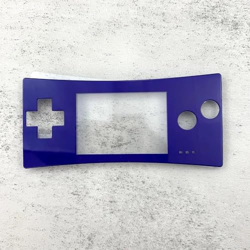 Ersatz blau Front Shell Faceplate Case Cover Reparieren Vorderschale Hülle Kasten for for Nintendo Gameboy Micro GBM von GGZone