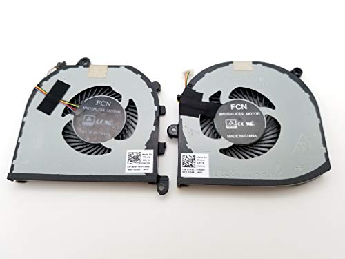 Laptop CPU GPU Lüfter L+R Lüfter kompatibel für Dell XPS 15 9570 XPS15-9570 008YY9 0TK9J1 (GPU) von GGZone
