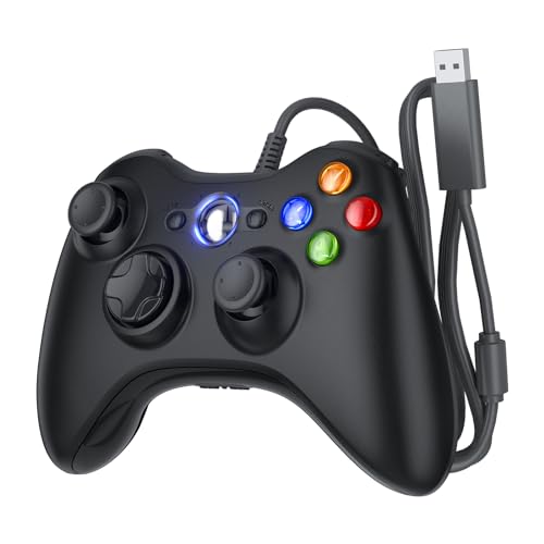 GGiking Controller für Xbox 360 – Kabelgebundener Gamepad mit USB-Kabel, Vibrationsfeedback & Präzisen Analogsticks – Kompatibel mit PC/Windows 11/10/8/7/XP GGiking Controller für Xbox 360 – Kabelgebundener Gamepad mit USB-Kabel, Vibrationsfeedback & Präzisen Analogsticks – Kompatibel mit PC/Windows 11/10/8/7/XP von GGiking