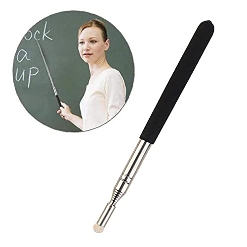 Präsentationszeiger,Lehrer Zeiger Teleskop Zeigestab Ausziehbar Teleskop Pointers Whiteboard Zeiger für Lehrer, Schüler, Ingenieure, Ärzte, Administratoren von GHEART
