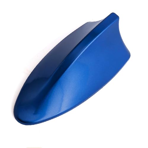 Shark Haiflosse Autoantenne, Universal Auto Shark Antenne, Radio Dachantenne, Universal Auto Antenne Autoradio Verstärker Kurz Autoantenne Höhe(Blau) von GHEART
