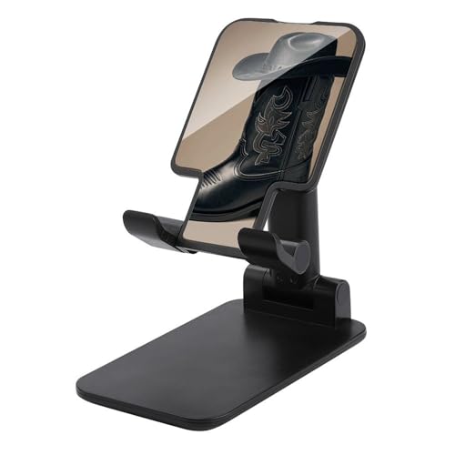 GHEPSDW Cowboy Black Hat Western Boots Faltbare Handyhalterung Verfügbar für alle Smartphones GHEPSDW Cowboy Black Hat Western Boots Faltbare Handyhalterung Verfügbar für alle Smartphones von GHEPSDW
