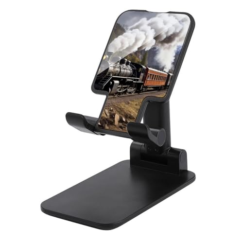 GHEPSDW Dampflokomotive Zug faltbare Handyhalterung für alle Smartphones GHEPSDW Dampflokomotive Zug faltbare Handyhalterung für alle Smartphones von GHEPSDW