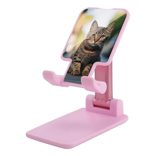 GHEPSDW Faltbarer Handyhalter mit braunem Tabby-Kätzchen, erhältlich für alle Smartphones GHEPSDW Faltbarer Handyhalter mit braunem Tabby-Kätzchen, erhältlich für alle Smartphones von GHEPSDW