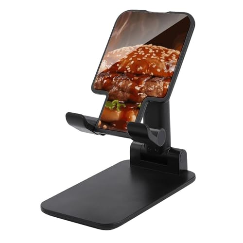 GHEPSDW Hamburger Steak Fast Food Faltbarer Handyhalter, erhältlich für alle Smartphones GHEPSDW Hamburger Steak Fast Food Faltbarer Handyhalter, erhältlich für alle Smartphones von GHEPSDW