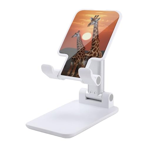 GHEPSDW Klappbare Handyhalterung Giraffe bei Sonnenuntergang, erhältlich für alle Smartphones GHEPSDW Klappbare Handyhalterung Giraffe bei Sonnenuntergang, erhältlich für alle Smartphones von GHEPSDW