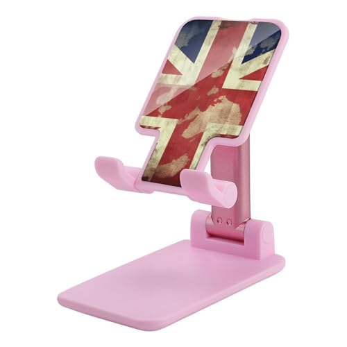 GHEPSDW Klappbare Handyhalterung mit britischer Flagge, Vintage-Stil, erhältlich für alle Smartphones GHEPSDW Klappbare Handyhalterung mit britischer Flagge, Vintage-Stil, erhältlich für alle Smartphones von GHEPSDW
