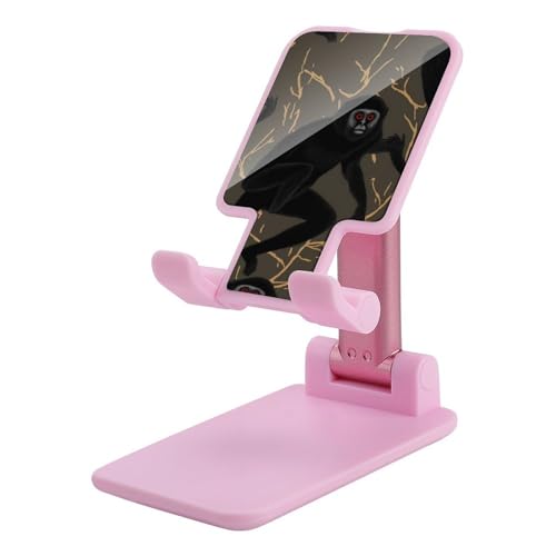 GHEPSDW Schwarzer Gibbon Monkey Klappbarer Handyhalter, erhältlich für alle Smartphones GHEPSDW Schwarzer Gibbon Monkey Klappbarer Handyhalter, erhältlich für alle Smartphones von GHEPSDW