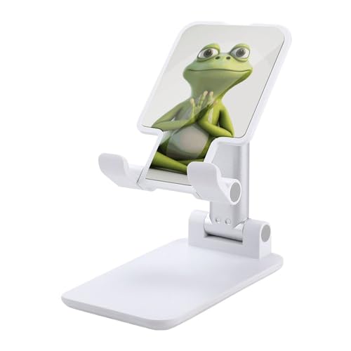 GHEPSDW The Funny Frog Doing Yoga faltbare Handyhalterung, erhältlich für alle Smartphones GHEPSDW The Funny Frog Doing Yoga faltbare Handyhalterung, erhältlich für alle Smartphones von GHEPSDW