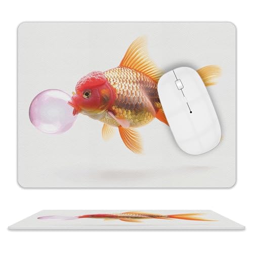 Leder-Mauspad, Computer-Mauspad mit genähten Kanten, Zieh-Mauspad für geeignete Laptops, langlebiges Fischblasengummi, bedrucktes Mauspad für Computer, Büro und Zuhause Leder-Mauspad, Computer-Mauspad mit genähten Kanten, Zieh-Mauspad für geeignete Laptops, langlebiges Fischblasengummi, bedrucktes Mauspad für Computer, Büro und Zuhause von GHEPSDW