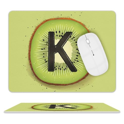 Leder-Mauspad, Computer-Mauspad mit genähten Kanten, Zug-Mauspad für geeignete Laptops, langlebiges Kiwi-Kunstmuster, bedrucktes Mauspad für Computer, Büro und Zuhause Leder-Mauspad, Computer-Mauspad mit genähten Kanten, Zug-Mauspad für geeignete Laptops, langlebiges Kiwi-Kunstmuster, bedrucktes Mauspad für Computer, Büro und Zuhause von GHEPSDW