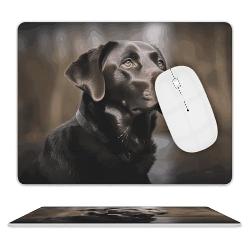 Leder-Mauspad, Computer-Mauspad mit genähten Kanten, Zug-Mauspad für geeignete Laptops, langlebiges Labrador Retriever, bedrucktes Mauspad für Computer, Büro und Zuhause Leder-Mauspad, Computer-Mauspad mit genähten Kanten, Zug-Mauspad für geeignete Laptops, langlebiges Labrador Retriever, bedrucktes Mauspad für Computer, Büro und Zuhause von GHEPSDW