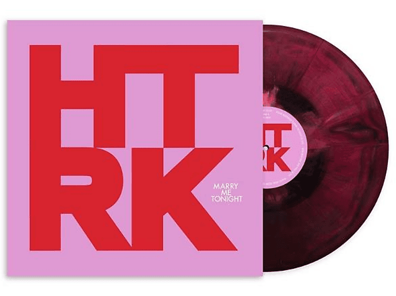 Htrk - MARRY ME TONIGHT (Pink And Black Vinyl) (Vinyl) von GHOSTLY IN