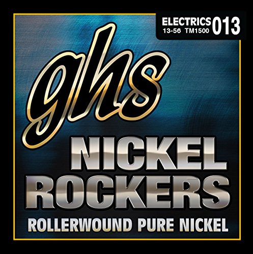 GHS Nickel Rockers Wound 3rd - TM1500 - Electric Guitar String Set, True Medium, .013-.056 GHS Nickel Rockers Wound 3rd - TM1500 - Electric Guitar String Set, True Medium, .013-.056 von GHS Strings