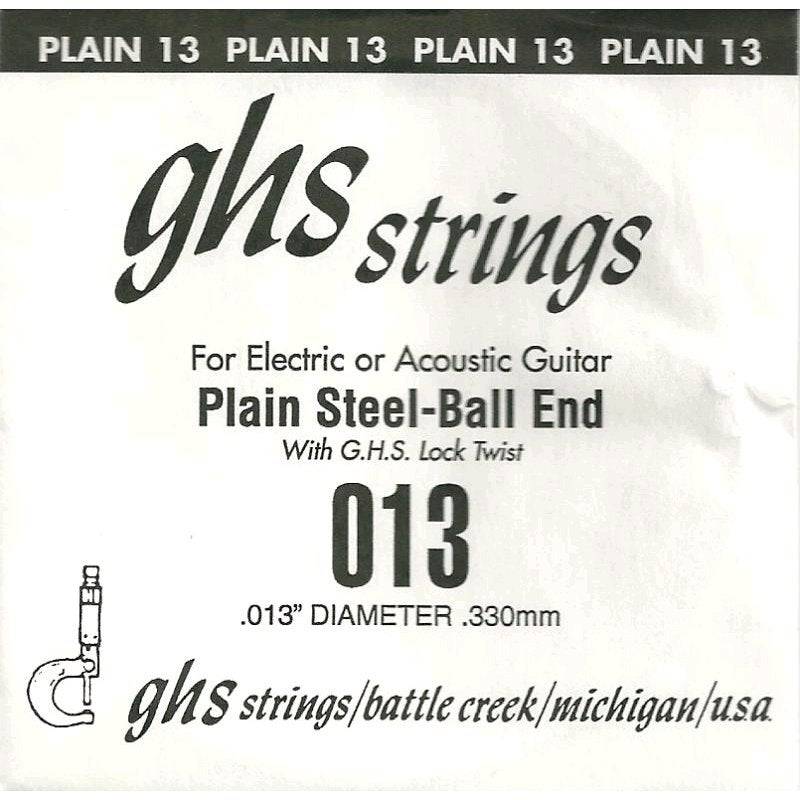 GHS .013 Einzelsaite f. E-Gitarre von GHS