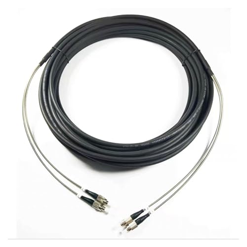 GHZHANG 150m 200m 250m 300m OM4 Patchkabel 7,0mm 2C CPRI LC SC FC Im Freien wasserdichte FTTH Jumper Optische Faser Gepanzerte Kabel 2 Core(200m,FC-FC) von GHZHANG