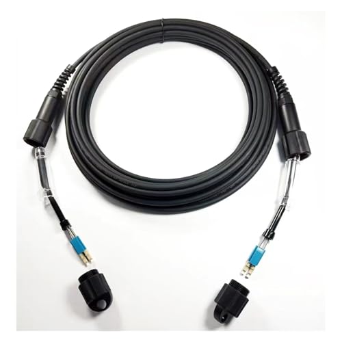 GHZHANG 150m 200m 250m 300m OM4 Patchkabel 7,0mm 2C CPRI LC SC FC Im Freien wasserdichte FTTH Jumper Optische Faser Gepanzerte Kabel 2 Core(250m,PDLC-PDLC) von GHZHANG