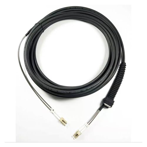 GHZHANG 150m 200m 250m 300m OM4 Patchkabel 7,0mm 2C CPRI LC SC FC Im Freien wasserdichte FTTH Jumper Optische Faser Gepanzerte Kabel 2 Core(300m,NSNLC-LC) von GHZHANG
