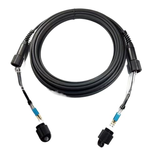GHZHANG 40m50m60m70m80m100m120m OM4 Patchkabel 7,0mm 2C LC SC FC Im Freien wasserdichte FTTH Jumper Optische Faser Gepanzerte Kabel 2 Core(100m,PDLC-PDLC) von GHZHANG