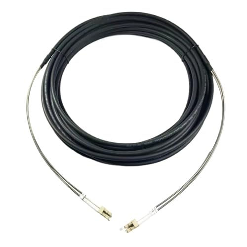 GHZHANG 40m50m60m70m80m100m120m OM4 Patchkabel 7,0mm 2C LC SC FC Im Freien wasserdichte FTTH Jumper Optische Faser Gepanzerte Kabel 2 Core(120m,LC-LC) von GHZHANG