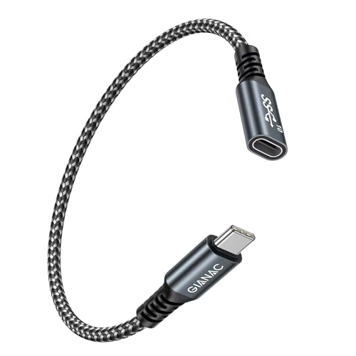 USB C Verlängerung Kabel 0,5M,USB Verlängerung Type C 3.2 Verlängerungskabel Stecker auf Buchse Unterstützt 10Gpbs/100W und 4K@60Hz mit iPhone 15 Pro Max, MacBook Pro/Air XPS 15 Galaxy S23 S22 USB C Verlängerung Kabel 0,5M,USB Verlängerung Type C 3.2 Verlängerungskabel Stecker auf Buchse Unterstützt 10Gpbs/100W und 4K@60Hz mit iPhone 15 Pro Max, MacBook Pro/Air XPS 15 Galaxy S23 S22 von GIANAC