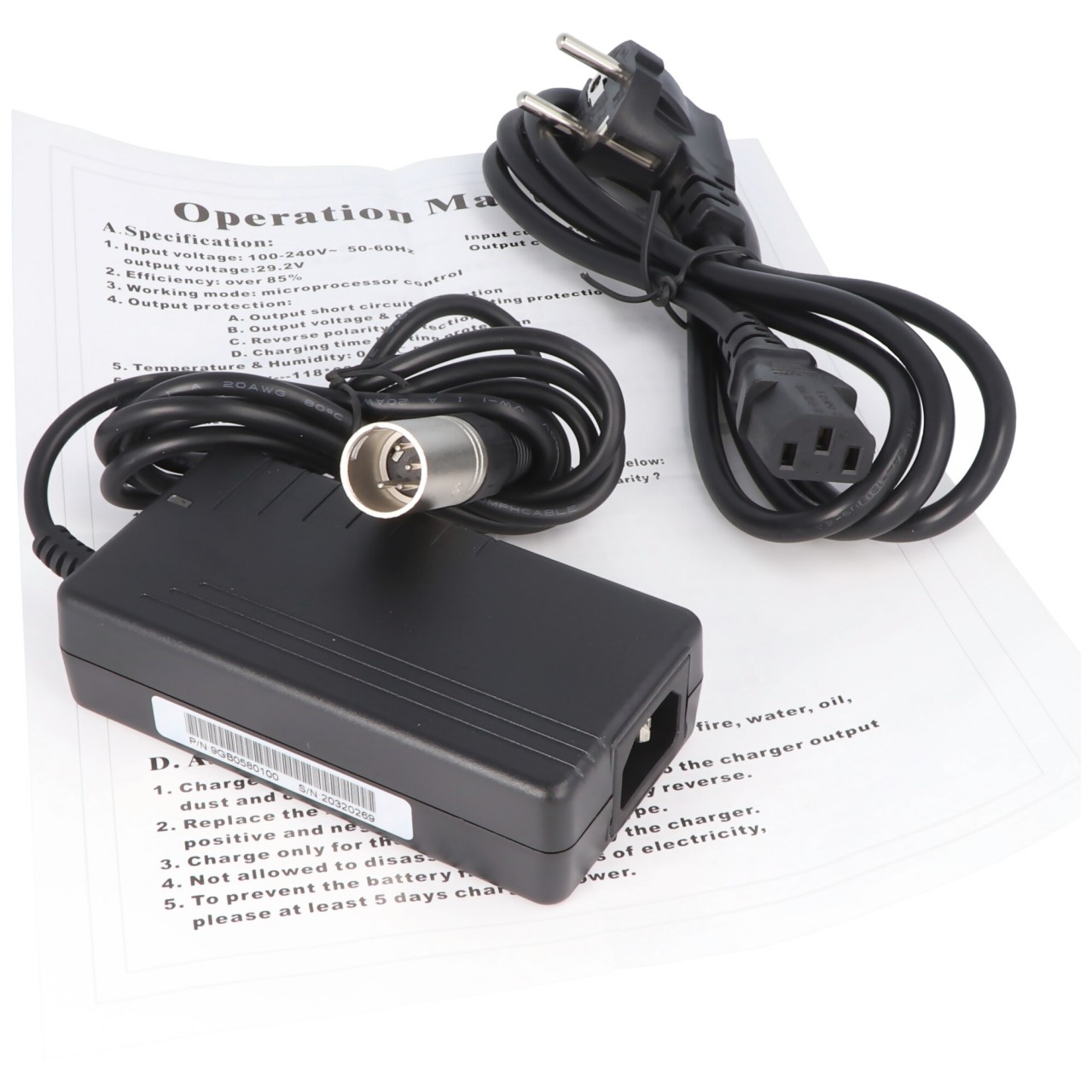 Giant Twist Ladegerät für den E-bike Akku XLR 4-polig 26V, Ladeschlussspannung 29.4V Ladestrom 2A Giant Twist Ladegerät für den E-bike Akku XLR 4-polig 26V, Ladeschlussspannung 29.4V Ladestrom 2A von GIANT