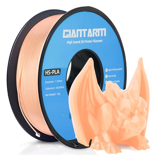 GIANTARM HS-PLA Filament 1,75 mm, PLA-Filament für Hochgeschwindigkeits-3D-Druck, schnelle Aushärtung, bessere Liquidität, 1 kg Hautfarbe GIANTARM HS-PLA Filament 1,75 mm, PLA-Filament für Hochgeschwindigkeits-3D-Druck, schnelle Aushärtung, bessere Liquidität, 1 kg Hautfarbe von GIANTARM