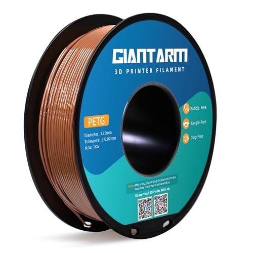 GIANTARM PETG Filament 1,75 mm braun 3D-Drucker 1 kg Spool GIANTARM PETG Filament 1,75 mm braun 3D-Drucker 1 kg Spool von GIANTARM