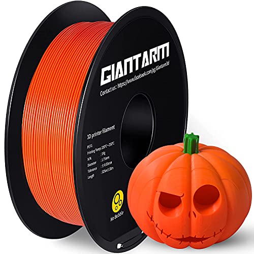 GIANTARM PETG Filament 1,75 mm orange für 3D-Drucker 1 kg Spool von GIANTARM