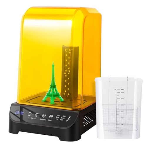 GIANTARM Waschmaschine und Polymerisierer, zum Reinigen und Polymerisieren, gedruckte Modelle auf 3D-Druckern, mit UV-Schutzschirm und intelligenter Erkennungsfunktion. von GIANTARM