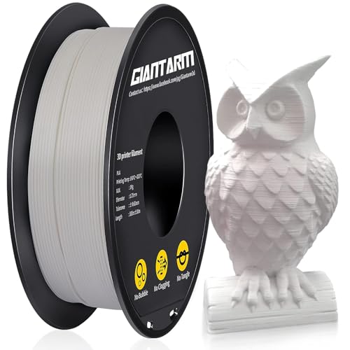 Matte Weiß PLA Filament, 1,75 mm 1 kg Spule von GIANTARM