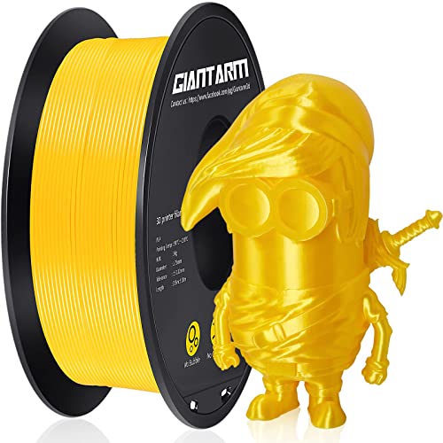 PLA Filament 1.75mm, 3D Drucker Filament PLA Gelb 1kg Spool von GIANTARM