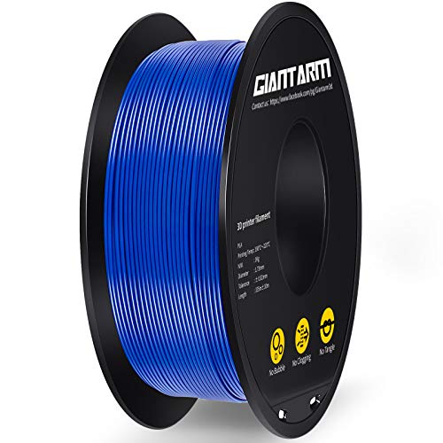 PLA Filament 1.75mm, GIANTARM 3D Drucker Filament PLA Blau 1kg Spool von GIANTARM