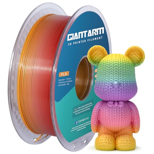 PLA Filament 1.75mm, GIANTARM 3D Drucker Filament PLA Color Gradient 1kg Spool von GIANTARM