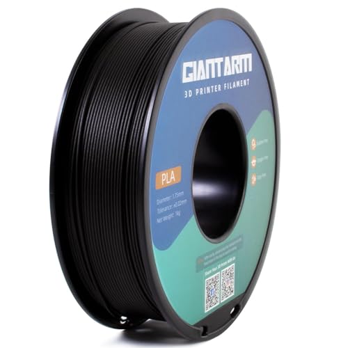 PLA Filament 1.75mm, GIANTARM 3D Drucker Filament PLA Ebenholz 1kg Spool von GIANTARM
