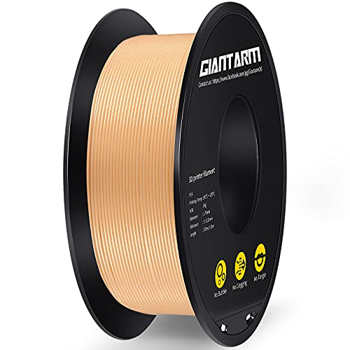 PLA Filament 1.75mm,GIANTARM 3D Drucker Filament PLA Sand Gold 1kg Spool von GIANTARM