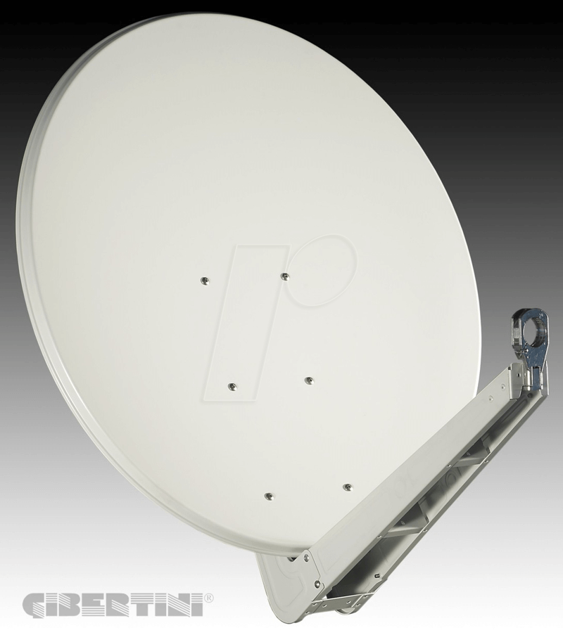 GIBERTINI SE100L - Sat Spiegel, 100 cm, lichtgrau (RAL 7035) von GIBERTINI