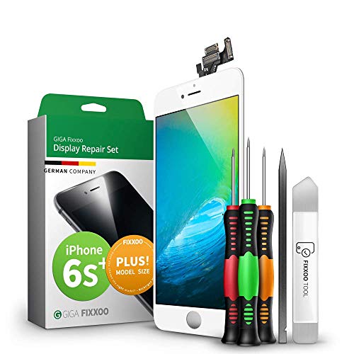 GIGA Fixxoo® iPhone 6s Plus Display Original [inkl. Werkzeug-Kit] - Retina LCD Glas mit Touchscreen - Original iPhone Display Reparatur Set - Ersatzdisplay für iPhone mit Werkzeugkit von GIGA Fixxoo
