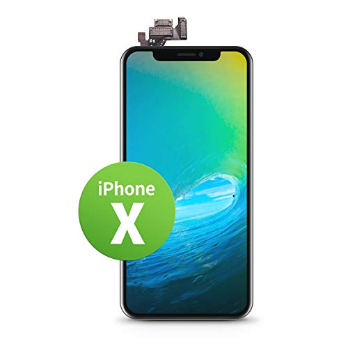 GIGA Fixxoo iPhone X Display in A+ Qualität | Austausch-Display iPhone X mit voller Farbechtheit und Perfekter Passform | iPhone X Screen in überragender Qualität | iPhone Display Retina LCD von GIGA Fixxoo