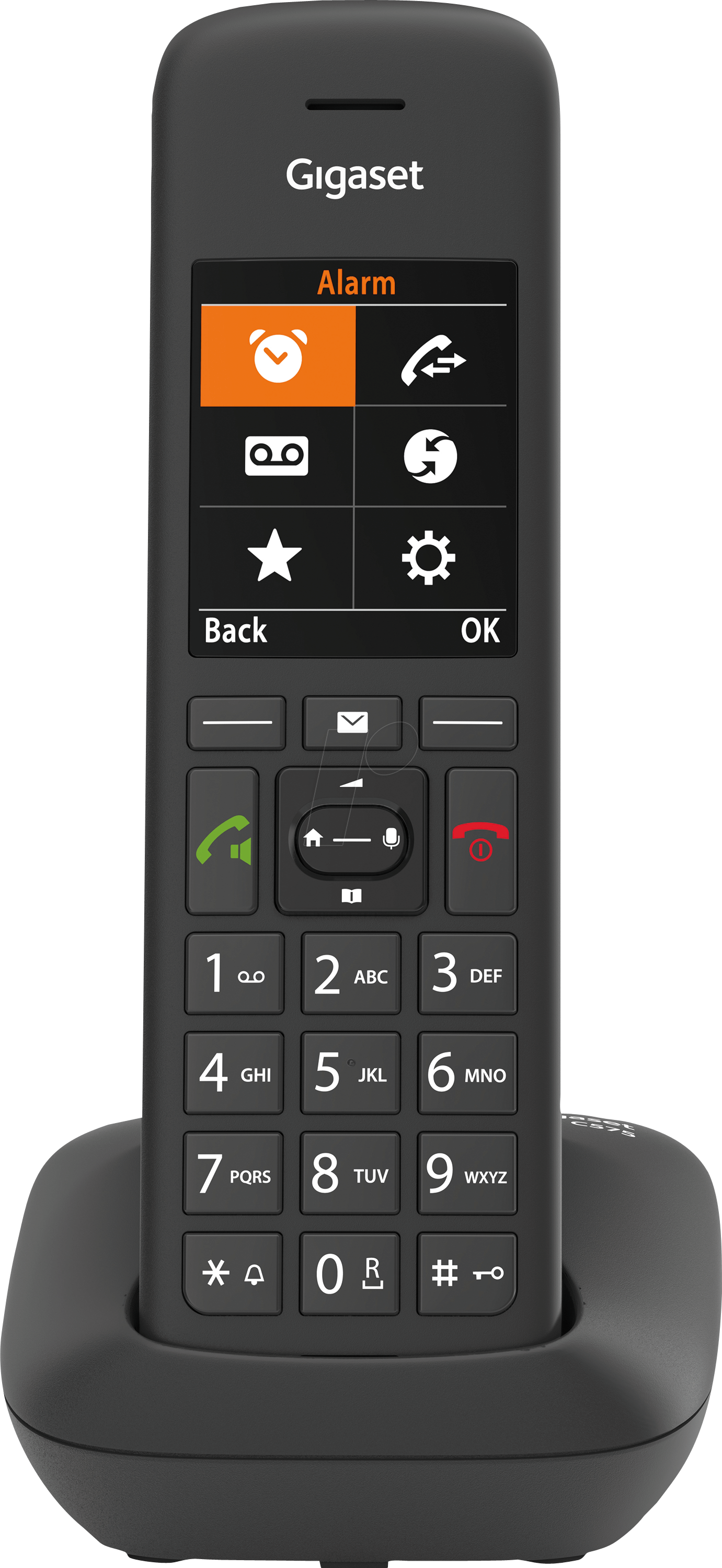 GIGASET C575SW - DECT Telefon, 1 Mobilteil, schwarz von GIGASET COMMUNICATIONS
